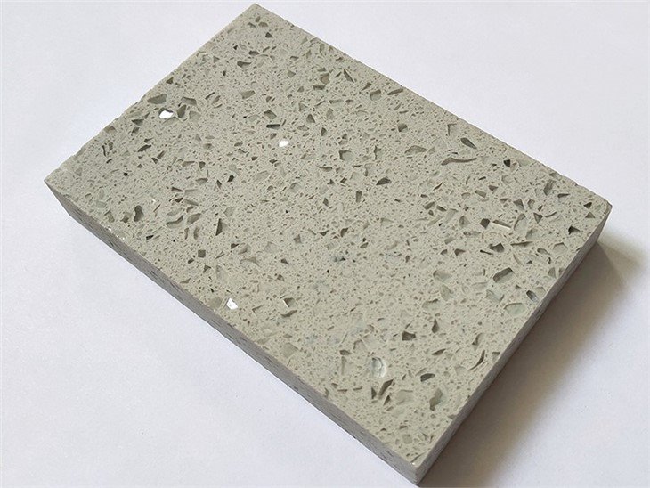 Quartz Stone Slab With Glass and Mirror (2)