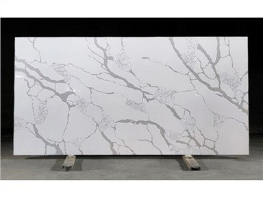 New Design Calacatta White Quartz Slab