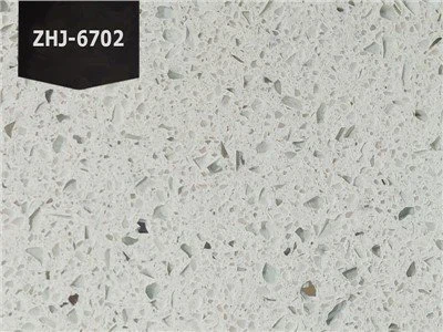 White Quartz Countertops with Sparkle