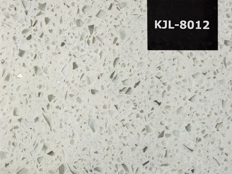 White Crystal Grain Quartz Stone Slab