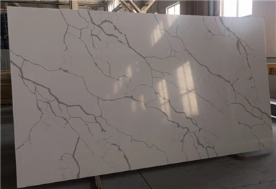 Elegant Marble Like Quartz Slab